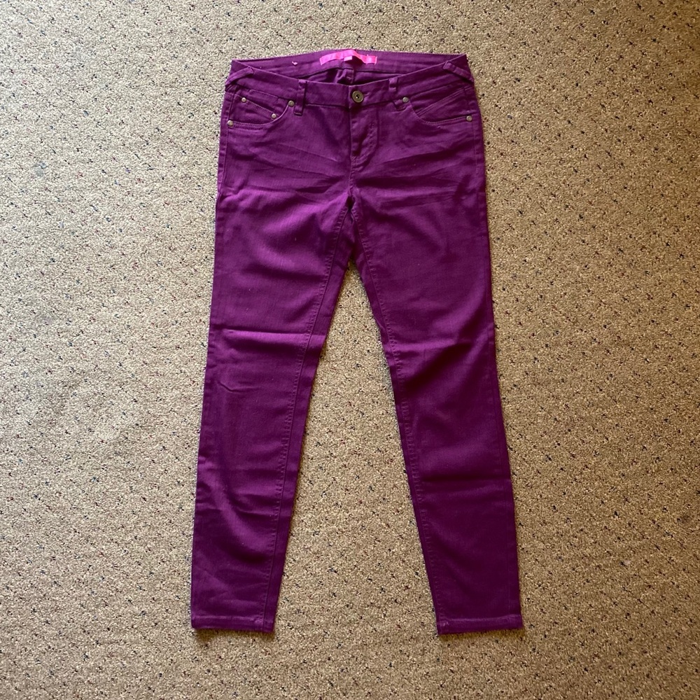 Purple Skinny Jeans | size 9